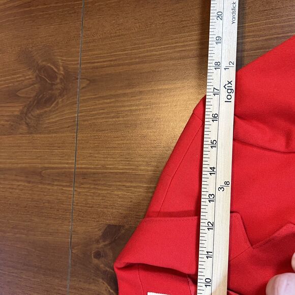 VTG Pendleton Blazer Women 10 Red 100% Wool Two Button Lined Jacket Made USA 60s - Picture 12 of 16